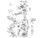 Tecumseh OVRM50-52620B replacement parts diagram