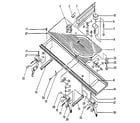 Ryobi BT3000-1987 sliding miter table assembly diagram