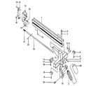Ryobi BT3000-1987 rip fence assembly diagram