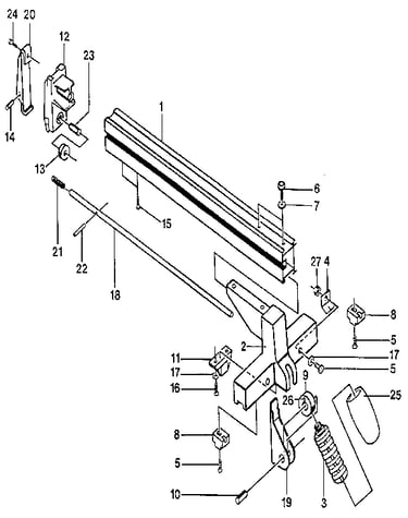 Rip fence assembly