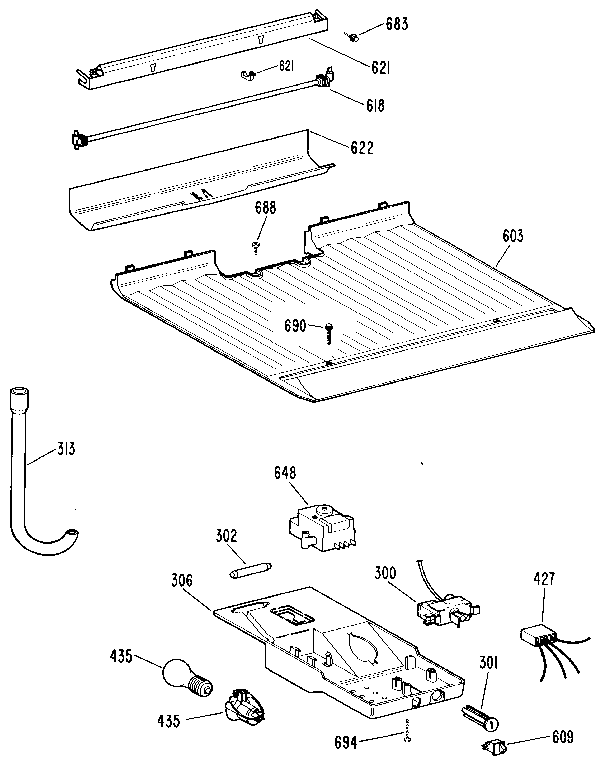 Freezer floor & control