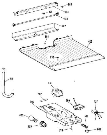 Freezer floor & control