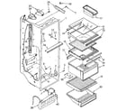 Kenmore 1069512811 refrigerator liner diagram