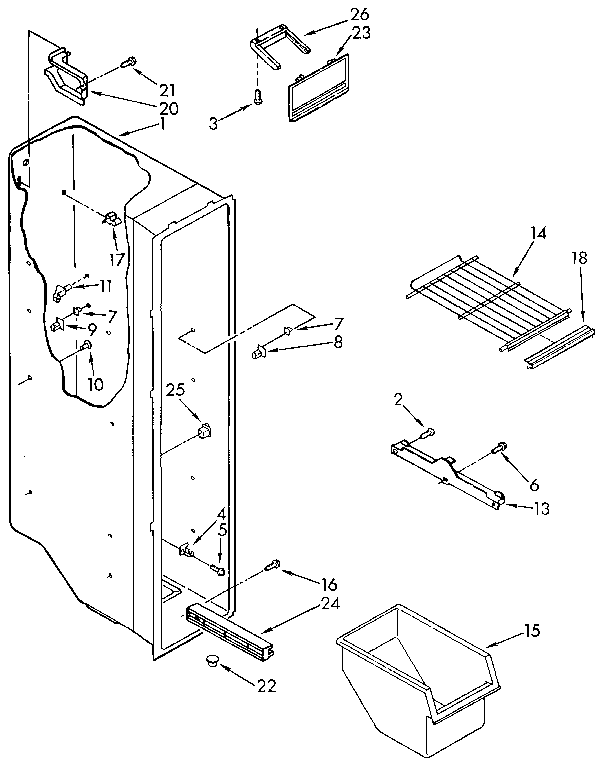 Freezer liner
