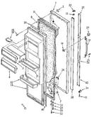 Refrigerator door