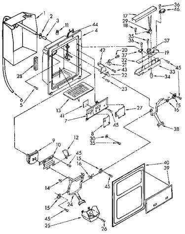 Dispenser front