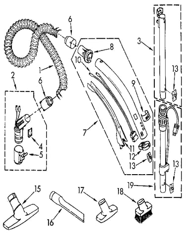 Hose and attachment