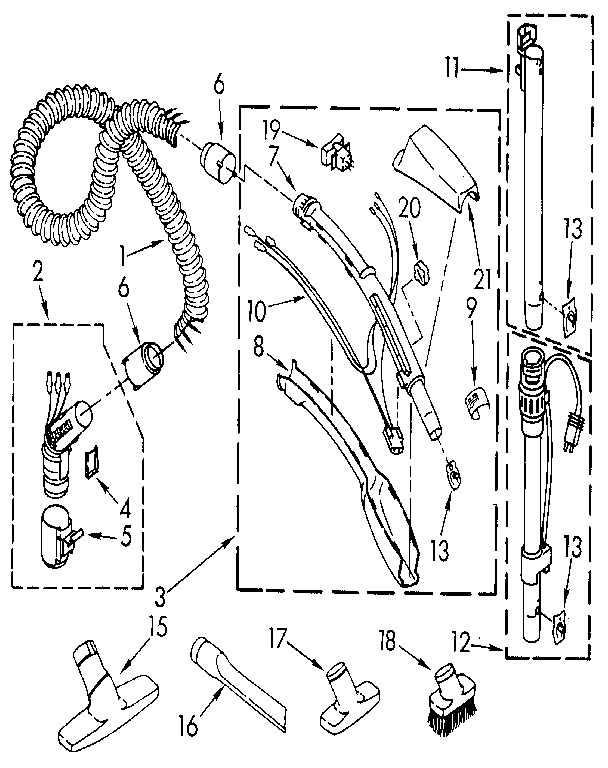 HOSE AND ATTACHMENT