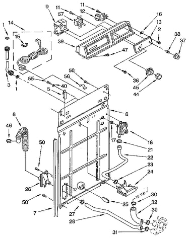 Control and rear panel