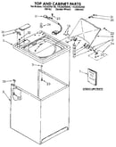 Top and cabinet