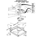 Kenmore 11092292100 machine base diagram
