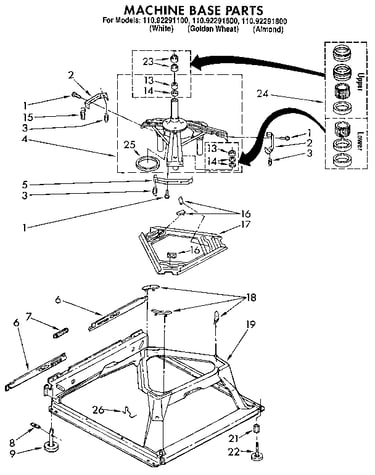 Machine base