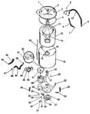 Washer-tubs, hoses, motor
