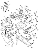 Dryer, motor, blower, belt