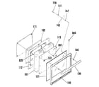 Kenmore 9119562991 door section diagram