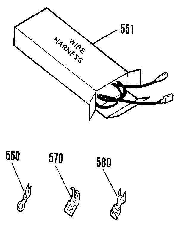 WIRE HARNESS AND COMPONENTS