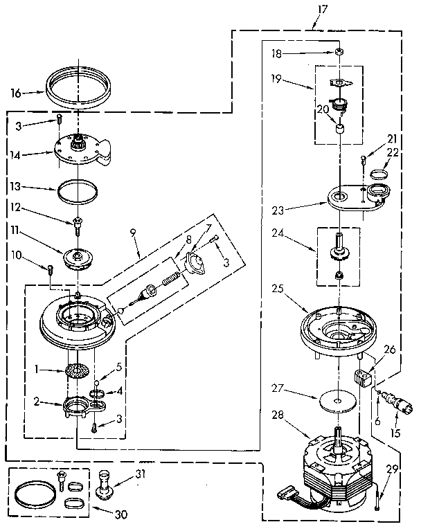 Pump and motor