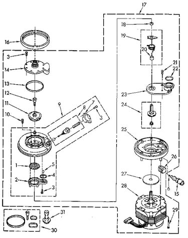 Pump and motor