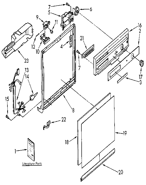 Frame and console