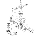 Kenmore 6651741591 pump and sprayarm diagram