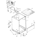 Kenmore 6651741591 cabinet diagram