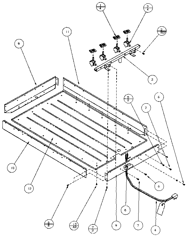 Burner section