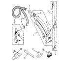 Kenmore 1162214590 hose and attachment diagram