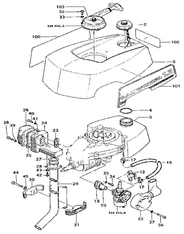 Engine cover & muffler