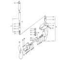 Craftsman 298586131 drive shaft pipe & gear case diagram