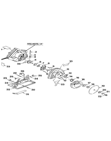 Base and blade assembly