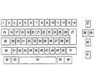 Sears 53926 keybutton reference chart diagram