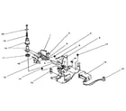 Smith Corona MARK 1000 (5NWC) ribbon drive diagram