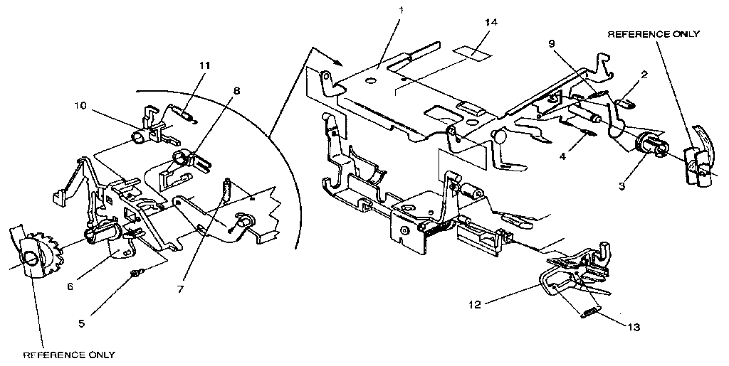 CASSETTE AND CORRECTION RIBBON