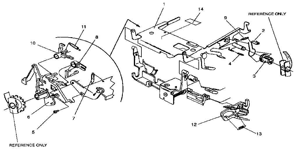 Cassette and correction ribbon