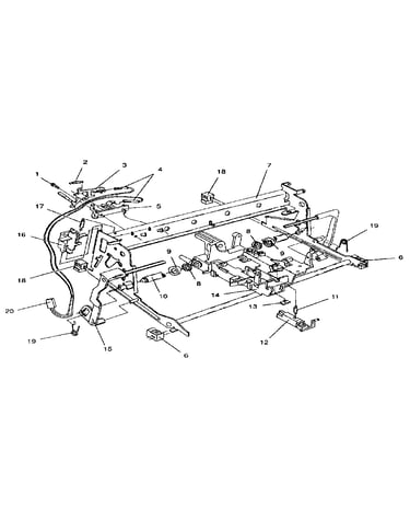 Carrier molding, rails, and frames