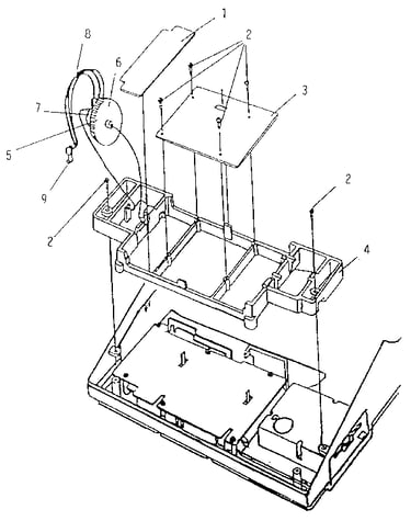 Controller pc board and potentiometer