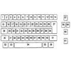 Sears 52161 keybutton reference chart diagram