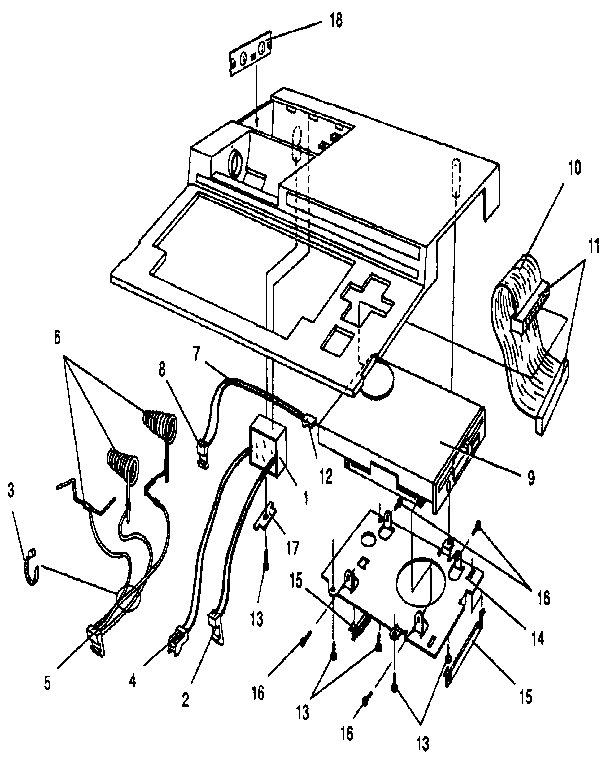 DISK DRIVE & BATTERY COMPARTMENT