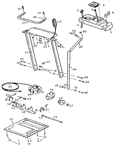 Console and motor assembly