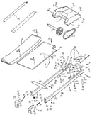 Walking belt assembly