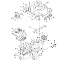 Craftsman 517372520 20" gas rotary mulching mower diagram