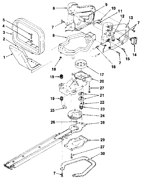 Gear box assembly
