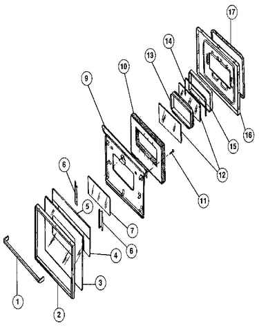 Oven door