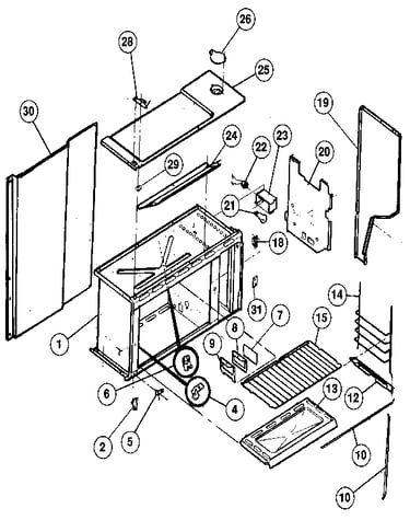 Upper oven