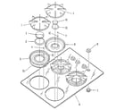 Kenmore 9113378811 main top section diagram