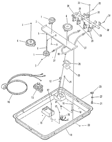 Burner section