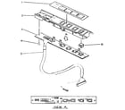 Sears 32400-1 operation panel unit diagram