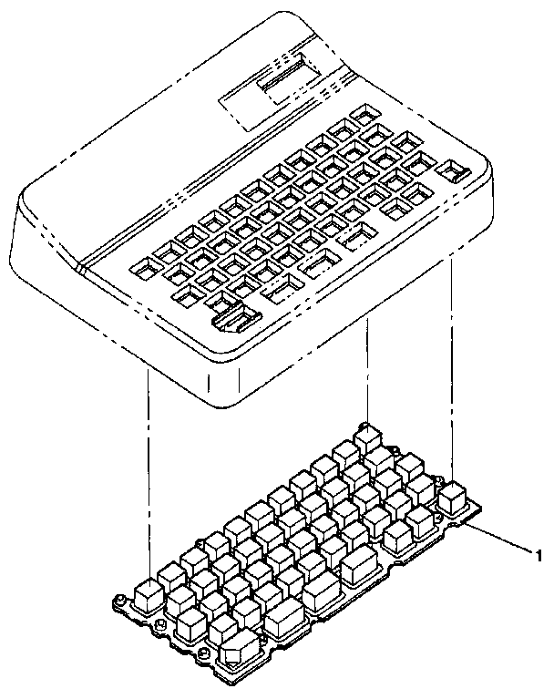 Rubber key
