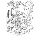 Weslo WL201512 unit parts diagram