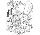Weslo WL201511 unit parts diagram